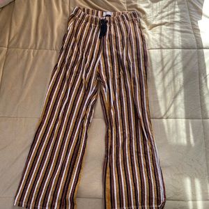 Urban outfitters striped drawstring pants